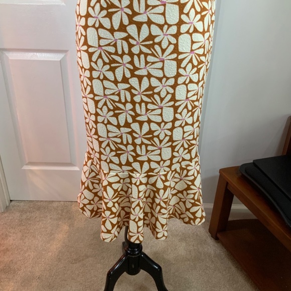Anthropologie Hutch Floral Slim Jolie Summer Midi Dress Size XS - Picture 5 of 11